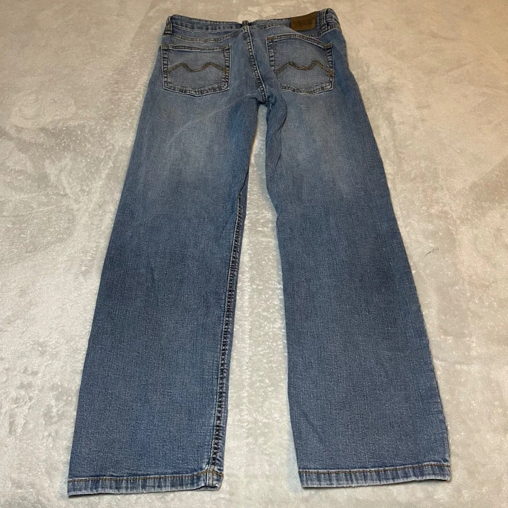 Urban Star Jeans Mens 36x32 Blue Straight Leg Stretch Denim Pants Mid Rise